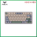 AULA F75 Mechanical Keyboard 75% 80 Key RGB Tri-Mode Wired Bluetooth 2.4G Gasket Structure Hot-swap Gaming Keyboard