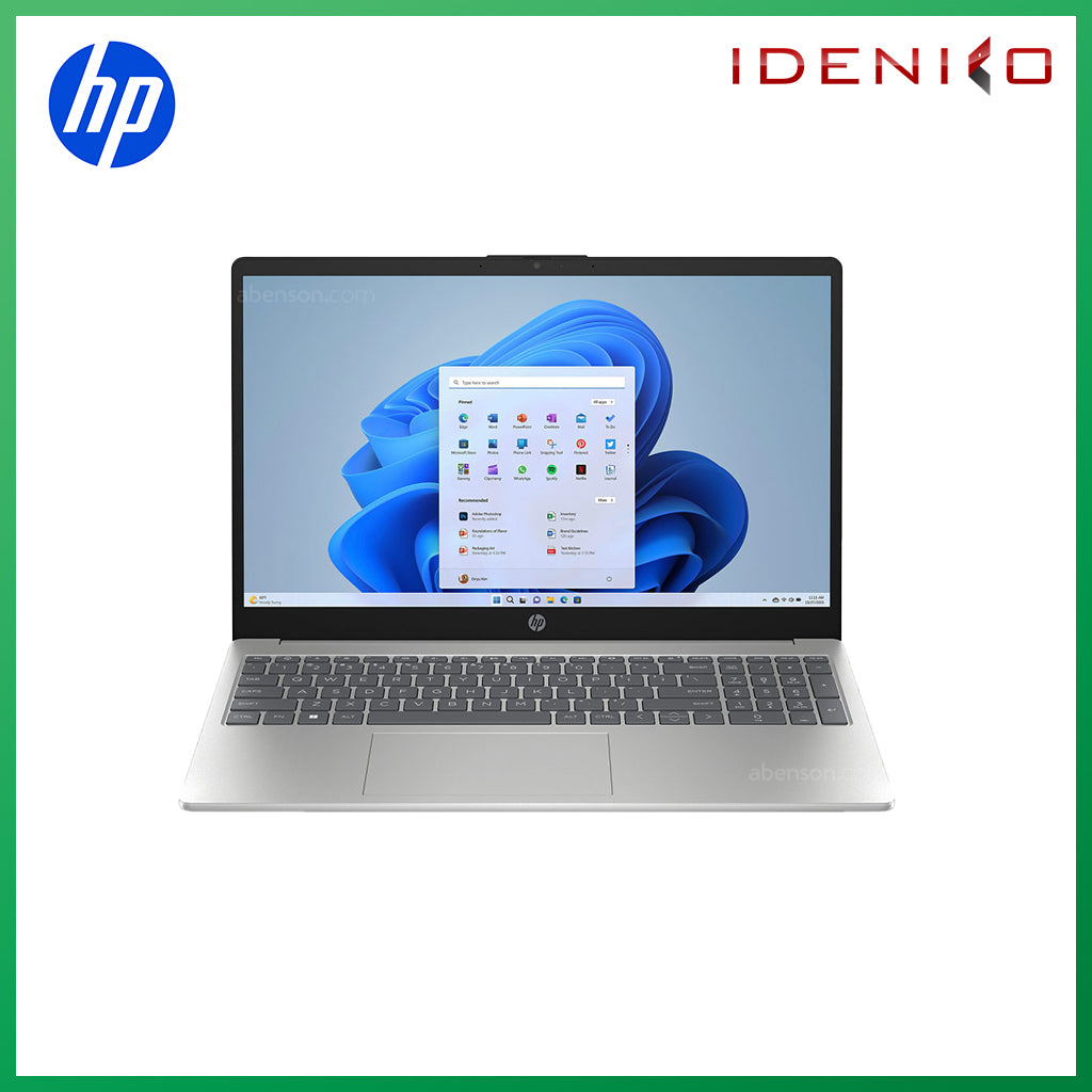 HP 15-fc0412AU (Natural Silver) 15.6-inch FHD, Ryzen 5 7520U | 16GB | 512GB SSD | AMD Radeon Graphics | Windows 11| WITH FREE KEYBOARD AND MOUSE