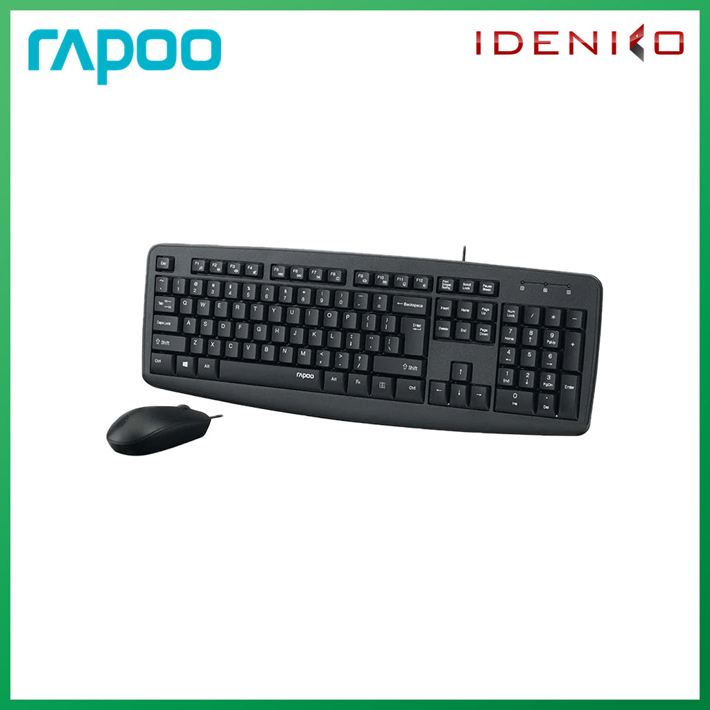 RAPOO NX1600 USB Keyboard and Mouse Combo